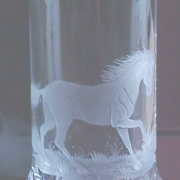 Стакан д.напитка, коктейля (хрустальный стакан, 370мл, с ручной авторской гравировкой)
